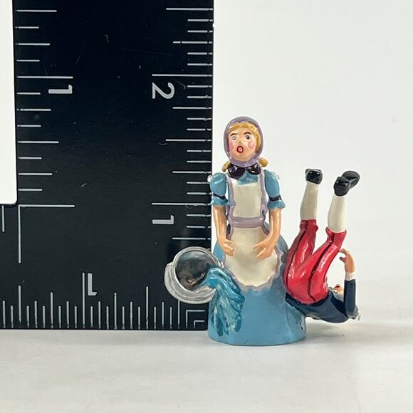 Vtg Jack And Jill Porcelain Nursery Rhyme Figurine Hand Painted Collectible - Picture 10 of 10